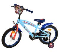 16 Pollici Bici Bambino Marvel Spidey Blu Rosso 4-6 Anni Bici Ruote di Supporto