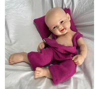 16 pollici Silicone Reborn Baby Dolls Girl, bambola neonata realistica con accessori per 3 + anni