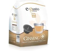 16 POP CAFFE GINSENG Capsule compatibili con Dolce Gusto - POP CAFFE E-GUSTO Ginseng solubile compatibile con Macchine Nescafè Dolce Gusto - 1 Sacchetto da 16 - (16, GINSENG)
