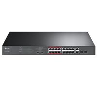 16 Porta Ethernet Veloce E ; 2 Gigabit Non Gestito Interruttore Poe - Tp-Link