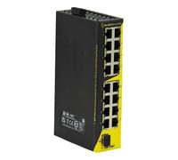 16 Porta Indurito Industriale Non Gestito Ethernet Veloce Interruttore Con SFP