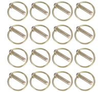 16 Pz M8 Perno di Bloccaggio, Coppiglie a Scatto, Perni di Sicurezza, Anello O Pin Trattori, Anello O-pin Perno di Fissaggio Boccole per Trattori Agricoli Rimorchi Camion Tosaerba Carrello