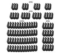 16 pz/set PP Cavi Pettine/Morsetto/Clip/Organizzatore/Comò Per 2.5-3.2mm Cavi di Alimentazione PC Cablaggio 4/6/24 Pin Cavo del Computer Splitter Adattatore Cavo di Estensione Lettore di Schede