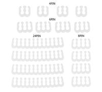 16 pz/set PP Cavi Pettine/Morsetto/Clip/Organizzatore/Comò Per 2.5-3.2mm Cavi di Alimentazione PC Cablaggio 4/6/24 Pin Cavo del Computer Splitter Adattatore Cavo di Estensione Lettore di Schede