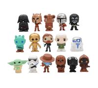 16 Pz/Set Star Wars 3-5 Cm Anime Mandalorian Figura Carina Action Force Risvegli