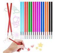 16 Ricariche Compatibili con Penne Legami Cancellabili - Refill per Penne con Inchiostro Termosensibile Cancellabile, 0,7 mm, 8 Colori Vivaci, Lunga Durata per Scrittura e Disegno