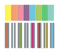 16 righelli dislessia per la lettura dei bambini, righello da lettura multicolore, strisce di lettura dislessia, stress visivo, aiuto per la lettura per bambini, per dislessia, ADHD