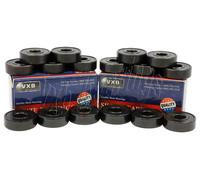 16 Roller Skate Nero Cuscinetti Con Bronzo Gabbia E Guarnizioni 8x22x7 MM Freddo