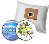 16 sacchetti profumati per aspirapolvere KOMA ET19S ETA Sencor SVC RD 45 con aroma speciale della freschezza del mare e dei fiori di cotone