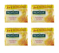 24 Conf. (96 Saponette) Palmolive Indulging Delight Pietra Sapone Latte e Miele