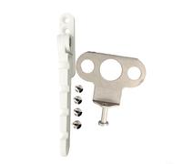 16 serrature limitatrici in plastica e acciaio per la sicurezza di porte e finestre, progettate per controllare l'apertura del telaio e proteggere da accessi non autorizzati e vento (1 pz)