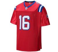 #16 Shane Falco - Maglia da calcio The Replacements, taglia S-3XL, colore: rosso, Rosso, M