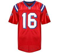 #16 Shane Falco The Replacements Movie - Maglia da calcio, colore: Rosso, Rosso, XL