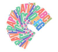 16 Sheets Adesivi Con Lettere Piccole Decalcomania Della Lettera Appiccicose