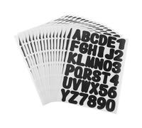 16 Sheets Adesivi Per Cassette Postali Con Lettere Dell'alfabeto