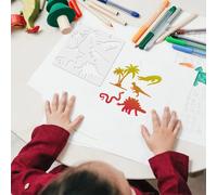 16 Sheets Per Gli Studenti Stencil Pittura Di Animali Da Disegno Bambini