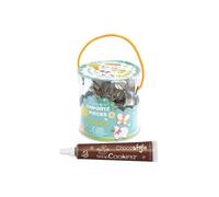 16 stampini Natura + 1 Pennarello cioccolato