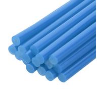 16 Sticks Colla a Caldo Mini, 0.28\" x 7.87\" EVA Blu, per Pistole Colla