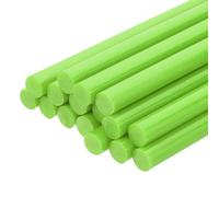 16 Sticks Colla a Caldo Mini 7.87", 0.43" Dia EVA Verde Chiaro per Pistole