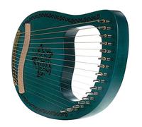 16 String Harp in metallo, in legno massello di mogano Lyre Harp Strument con chiave per tuning e corso di inglese per principianti per bambini, miglior regalo per gli appassionati di musica