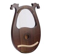 16 Stringa Lisci Arpa, Mogano In Legno Massello Con Chiave A Tuning, Modelli Unici, Simboli Fonetici Scolpiti, Sculture Squisite, Miglior Regalo Per Bambini, Adulti (Color : Brown)