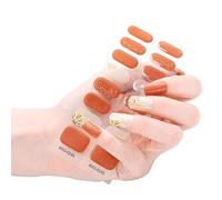 16 strisce adesive semi-indurite in gel per smalto gel, per lampade a LED