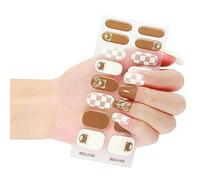 16 strisce adesive semi-indurite in gel per smalto gel, per lampade a LED