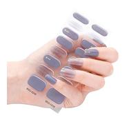16 strisce adesive semi-indurite in gel per smalto gel, per lampade a LED