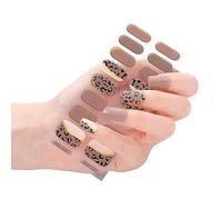 16 strisce adesive semi-indurite in gel per smalto gel, per lampade a LED