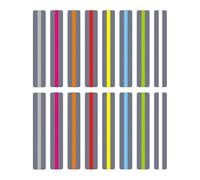 16 strisce di lettura guidate, 19 x 3,2 cm, strisce di aiuto per la lettura, 8 colori, righello dislessia per bambini, segnalibro per studenti, bambini, per ridurre lo stress visivo