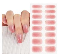 16 Strisce Smalto Adesivo per Unghie Adesivi per Unghie in Gel Nail Stickers UV Lima per Unghie Legno Bastoncini Spingi Cuticole Accessori Nail Art Decorazioni per Unghie Manicure Fai da Te (D)