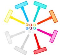 16 strumenti di lettura per dislessia, strumenti colorati per la dislessia per bambini, evidenziatori per leggere strisce di lettura guidata, strumenti con anelli per le dita, puntatori per bambini