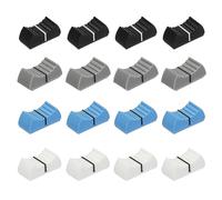 16 tappi per fader, 24 x 12 x 11 mm, manopole di ricambio per mixer audio, 4 colori
