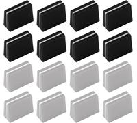 16 tappi per fader, manopole in plastica per controller e fader Pioneer DJM 350 400 500 700 750 800 850 900 Nexus 900SRT 900NXS2 2000 2000 2000 nexus facilmente installabili (nero e grigio)