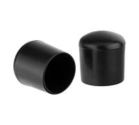 16 tappi protettivi per gambe della sedia Ø 16 mm, rotondi, per mobili, in plastica, colore nero, per sedie, piedini per sedie, coprisedia