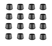 16 tappi protettivi per gambe della sedia, con cuscinetti in feltro, rotondi, eliminano rumori e graffi per sedie, diametro 24-29 mm (24-29 mm)
