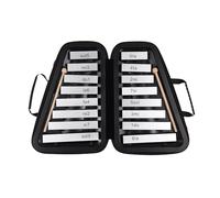 16 Tasti Glockenspiel 16 Note Piastra In Alluminio Xilofono Strumenti Musicali Educativi Precoci Con Custodia Mazze (Color : Bk)