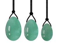 16 tipi Yoni Egg Uova di giada naturale Esercizio di Kegel Donne Massaggio Sfera di cristallo, Uova di opale decorazione della stanza (Color : Aventurine Eggs)