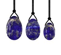 16 tipi Yoni Egg Uova di giada naturale Esercizio di Kegel Donne Massaggio Sfera di cristallo, Uova di opale decorazione della stanza (Color : Lapis Lazuli Eggs)
