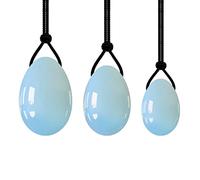 16 tipi Yoni Egg Uova di giada naturale Esercizio di Kegel Donne Massaggio Sfera di cristallo, Uova di opale decorazione della stanza (Color : Opal Eggs)