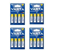 16 Varta Energy Alkaline Batteries AA LR6 4106 Mignon MN1500 1.5V EXP 2029 NUOVO