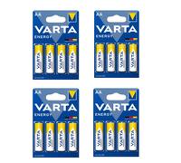 16 VARTA Energy Batterie Alcaline Aa Lr6 4106 Mignon Mn1500 1.5V Exp 2029 Nuovo