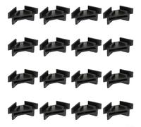 16 vassoi impilabili in plastica, compatibili con vassoi Harvest Right Freeze Dryer design salvaspazio (nero)