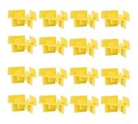 16 vassoi impilabili in plastica, compatibili con vassoi Harvest Right Freeze Dryer design salvaspazio (giallo)