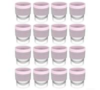 16 vassoi rotondi in silicone per la creazione di sfere di ghiaccio, per uso domestico, produce grandi palline di ghiaccio adatte per bicchieri da whisky, design in silicone per rimozione facile del