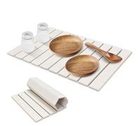 16" x 12" Stone Dish Drainer, Non Slip, Versatile, Foldable, Assorbent Dish Drying Rack for Kitchen Countertops.