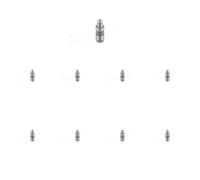16 x Bicchiere punteria valvole TOPRAN per MERCEDES-BENZ B W246, W242, GLC
