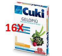 16 X Cuki GelopiÙ Maxi Scorta Sacchetti Freezer Confezione Scorta - Formato Pi