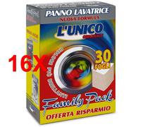 16 X L'unico Originale Panno Lavatrice Trattiene Tutti I Colori Offerta Risparm