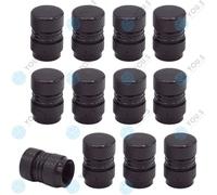 16 X You.S Alluminio Coperture Valvole Nero con Guarnizione Per Camion Auto Neu